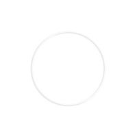 Opakowanie Obręcz metalowa biała 20cm