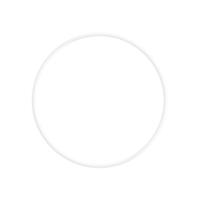 Opakowanie Obręcz metalowa biała 25cm