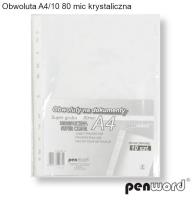 Opakowanie Obwoluta A4 80 mic krystaliczna 10szt