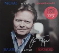 Od Piaf do Garou DVD. Autor: Michał Bajor. SmakLiter.pl Okładka książki Od Piaf do Garou DVD