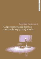 Okładka książki Od prezentowania dzieł do tworzenia krytycznej wiedzy