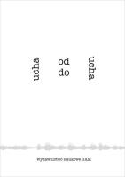 Okładka książki Od ucha do ucha