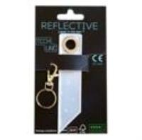 Odblaskowy breloczek Tech Line - Biały kąt. Wydawca: MG. SmakLiter.pl Opakowanie Odblaskowy breloczek Tech Line - Biały kąt