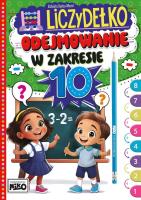 Odejmowanie w zakresie 10. Liczydełko. Autor: Elżbieta Dędza-Mozol. SmakLiter.pl Okładka książki Odejmowanie w zakresie 10. Liczydełko