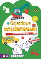 Okładka książki Odjazdowe kolorowanki. Zapracowane maszyny