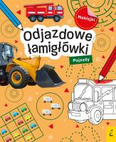 Odjazdowe łamigłówki z naklejkami. Pojazdy. Autor: Opracowanie zbiorowe. SmakLiter.pl Okładka książki Odjazdowe łamigłówki z naklejkami. Pojazdy
