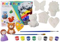 Opakowanie Odlewy gipsowe do malowania Dziewczynka i Miś