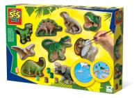 Odlewy gipsowe Świat dinozaurów. Wydawca: SES Creative. SmakLiter.pl Opakowanie Odlewy gipsowe Świat dinozaurów