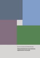 Odpowiedzialność kontraktowa organizatora turystyki. Autor: Ambrożuk-Wesołowska Dorota. SmakLiter.pl Okładka książki Odpowiedzialność kontraktowa organizatora turystyki