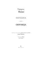 Odysseja. Autor: Homer. SmakLiter.pl Okładka książki Odysseja