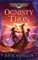 Ognisty tron. Kroniki rodu Kane. Tom 2 wyd. 2024. Autor: Rick Riordan. SmakLiter.pl Okładka książki Ognisty tron. Kroniki rodu Kane. Tom 2 wyd. 2024