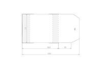 Opakowanie Okładka regulowana 210x355mm (50szt)