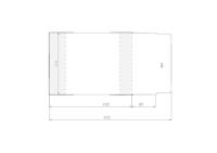 Opakowanie Okładka regulowana 214x365mm (50szt)