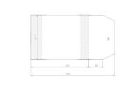 Opakowanie Okładka regulowana 237x390mm (50szt)