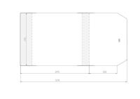 Opakowanie Okładka regulowana 280x520mm (50szt)