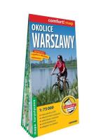 Okolice Warszawy Mapa turystyczna 1:75 000. Autor:   Praca zbiorowa. SmakLiter.pl Okładka książki Okolice Warszawy Mapa turystyczna 1:75 000