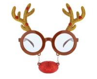 Opakowanie Okulary Renifer z nosem i rogami