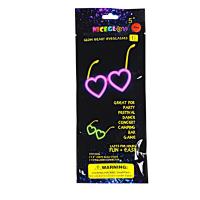 Okulary serca Glow stick. Wydawca: ARPEX. SmakLiter.pl Opakowanie Okulary serca Glow stick