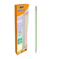 Ołówek Evolution z gumką pastel (12szt) BIC. Wydawca: Bic. SmakLiter.pl Opakowanie Ołówek Evolution z gumką pastel (12szt) BIC