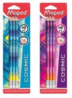 Opakowanie Ołówek z gumką Cosmic HB 6szt MAPED