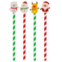 Ołówek z gumką Mikołaj, Miś, Bałwan, Renifer mix. Wydawca: incood.. SmakLiter.pl Opakowanie Ołówek z gumką Mikołaj, Miś, Bałwan, Renifer mix