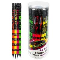 Opakowanie Ołówek z gumką trójkątny HB Jamajka (48szt)