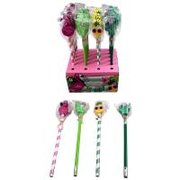 Ołówek z gumką Tropiki MIX (24szt). Wydawca: Ziemia Obiecana. SmakLiter.pl Opakowanie Ołówek z gumką Tropiki MIX (24szt)