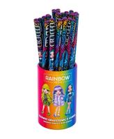 Ołówki trójkątne HB z gumką Rainbow High (36szt). Wydawca: ASTRA papiernicze. SmakLiter.pl Opakowanie Ołówki trójkątne HB z gumką Rainbow High (36szt)