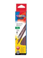 Opakowanie Ołówki trójkątne z gumką  12 sztuk