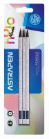 Ołówki z czarnego drewna Astrapen 3szt ASTRA. Wydawca: ASTRA papiernicze. SmakLiter.pl Opakowanie Ołówki z czarnego drewna Astrapen 3szt ASTRA
