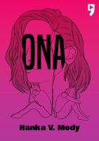 Ona. Autor: Hanka V. Moody. SmakLiter.pl Okładka książki Ona