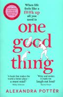 One Good Thing. Autor: Potter Alexandra. SmakLiter.pl Okładka książki One Good Thing