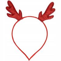 Opakowanie Opaska czerwone rogi renifera