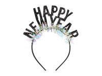 Opakowanie Opaska Happy New Year 15,5x20,5cm czarna
