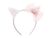 Opakowanie Opaska Kotek z kokardką różowy