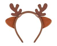 Opakowanie Opaska renifera z uszami brązowa