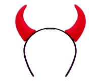 Opakowanie Opaska rogi diabełka czerwone