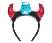 Opakowanie Opaska rogi diabełka z futerkiem