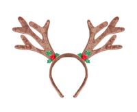 Opakowanie Opaska rogi renifera brązowa