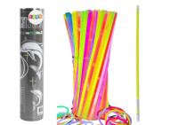 Opakowanie Opaski fluorescencyjne świecące w ciemności 100szt