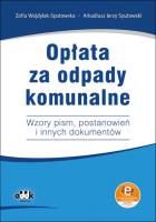 Okładka książki Opłata za odpady komunalne
