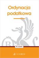 Ordynacja podatkowa. Autor: Opracowanie zbiorowe. SmakLiter.pl Okładka książki Ordynacja podatkowa