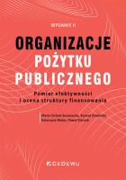 Okładka książki Organizacje pożytku publicznego