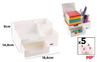 Opakowanie Organizer na biurko z szufladką biały