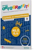 Ortograffiti Czytanie ze zrozumieniem (rz-ż, u-ó). Autor: Roksana Jędrzejewska-Wróbel. SmakLiter.pl Okładka książki Ortograffiti Czytanie ze zrozumieniem (rz-ż, u-ó)