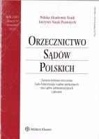 Okładka książki Orzecznictwo Sądów Polskich 9/2022