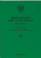 Okładka książki Orzecznictwo Sądu Najwyższego 5/2022