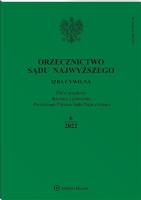 Okładka książki Orzecznictwo Sądu Najwyższego 6/2022