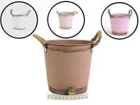 Opakowanie Osłonka na doniczkę metalowa 15x14cm MIX