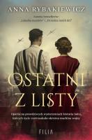 Ostatni z listy. Autor: Rybakiewicz Anna. SmakLiter.pl Okładka książki Ostatni z listy